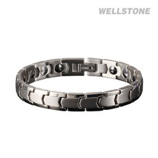 [선물 추천] TV홈쇼핑 웰스톤 게르마늄 팔찌 로즈골드 실버, 1개