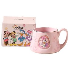 가와시마야 디즈니 세라믹 머그잔 370ml B-1129, 데이지, 1개