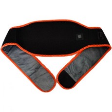 PENIOR 전기 난방 허리 벨트 144°F(65°C/60°C/55°C) 보온 원적외선 난방 히터 패드 배꼽 랩 지지대 가정 및 사무실 생리 등 배, 2-Black, 2-검정