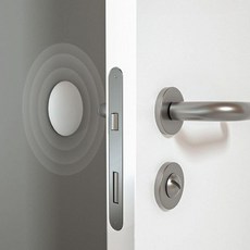 도톰 실리콘 방문콕 가드 방문 소리 문쿵 쿠션 안전 도어 문꽝 문쾅 충격 패드 찍힘 보호대 문고리 벽 소음, 그레이_사각, 1개