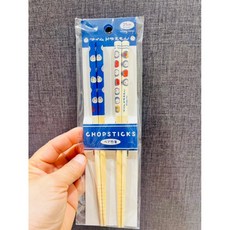 日本哆啦A夢 天然竹筷子 21cm 可重複使用 Doraemon 筷子 日本餐具, 1個, 藍色和米色, 筷子