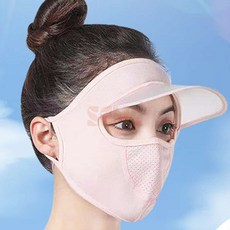 MongF 자외선차단 마스크 귀걸이형, 블랙, 1개