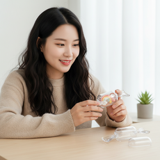 투명 플라스틱 장식볼 캔디볼 캡슐공예, 캔디모양 보관함 1P, 캔디모양 보관함 1P