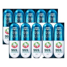 애경 2080 진지발리스 치약 허벌민트 120g X 10개