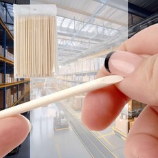 손톱 관리 스틱 15cm 100개입 위생 큐티클 파츠 미용 다용도 매니큐어