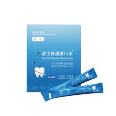 【鹽萃】海鹽益生菌淨化修護漱口水/無酒精漱口水不含氟 深入牙縫零死角清潔 1盒30入, 1個, 【現貨】1盒