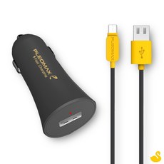 GOS 플레오맥스 차량용 충전기 5핀 1포트 QC30 MKV-SQC19-301 시거잭충전기
