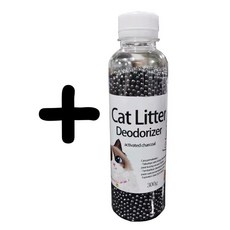 고양이 쓰레기 탈취 구슬 애완 동물 냄새 활성탄 흡수 250ml 1세트, 2개, 활성탄+활성탄