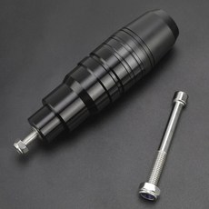 오토바이 낙하 보호 배기 슬라이더 크래시 패드, 1개, 21. B-Black