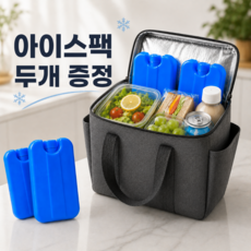 사이드포켓 다용도 중형 소형 냉온보냉가방장바구니 피크닉 캠핑 레저용 여름 사계절 보냉백, 1개, 그레이 1개, 그레이