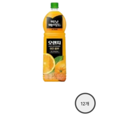미닛메이드 오리지널 오렌지 주스, 1.5L, 12개