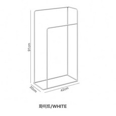 스탠드 심플 수건걸이 북유럽 선반 타월 리조트 철제 깔끔 타올 욕실, 1개, 화이트 소형
