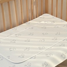 [냉감 아기 방수요 소형 증정 이벤트] 리에또 부드러운 밤부 논슬립 방수패드, 쿨베어, 1개