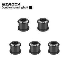 체인링 볼트 알루미늄 도로 접이식 자전거 크랭크셋용 싱글더블 나사, 1개, 13. 8.5mm Black 5Pcs