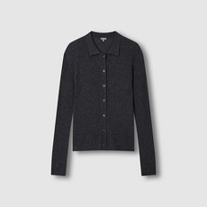 JAJU 여 립 카라 가디건 J115404002085 650514