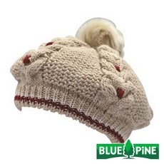 BLUEPINE 球球蓓蕾帽 杏色 B62013, 1個