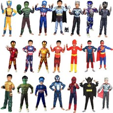 臺灣優選 萬聖節兒童cos服裝美國隊長雷神鋼鐵俠綠巨動漫派對舞臺服