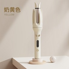 Hong Jin 宏晉 自動電捲棒 懶人捲髮棒 28mm溫控護髮造型, 奶茶色, ZC889