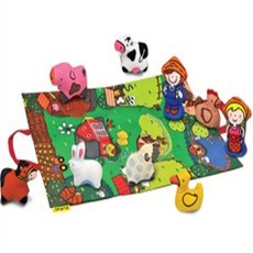 루피네상점 농장장난감 케이스키즈 헝겊놀이가방 농장