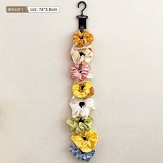 髮圈收納神器大腸髮圈髮夾收納掛鉤牆上門後浴室頭繩髮飾帽子掛鉤, 1個, 黑色1個裝【贈送掛鉤】 髮圈收納掛架:見圖