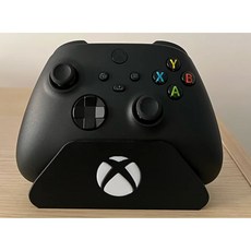 XBOX 컨트롤러 거치대-블랙/화이트 XBOX 패드 3세대 4세대 엘리트패드1~2 사용가능, 로고O-블랙, 1개, XBOX 패드 거치대-일반형