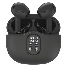 블라우풍트 Ai ENC 노이즈캔슬링 LED 블루투스 5.4 오픈형 이어폰 BLP-BE363K 블랙 30시간 액티브노이즈캔슬링(ANC) 방수가능