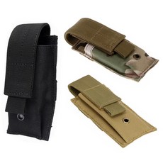 핸드건 탄창 파우치 피스톨 매거진 탄입대, 1개, 검정색