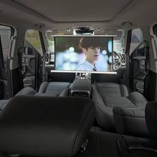 프로젝터 스크린 이동식 휴대용 차량용 벽걸이형 무타공 기숙사용 야외영화 빔스크린 캠팽 차박, 그레이 유리섬유, 120인치 16:9
