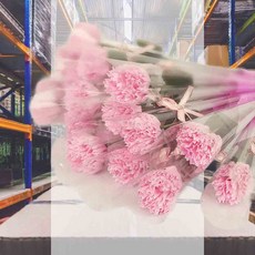 비누꽃 카네이션핑크 3p 이벤트꽃 발표회 단체선물 기념일꽃 100일선물 비누카네이션