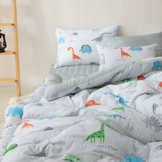 이블랑 마이크로모달 아동이불 베개패드세트, 티노 그레이