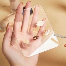 쉐도우팔레트 메이크업 아크릴 투명 팔레트 사각