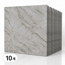 서플라이랩 붙이는 대리석 바닥타일 30*30cm 현관 베란다 접착식 정사각 데코타일, 10개, 6라이트대리석
