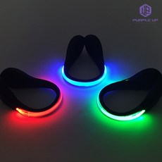 퍼플업 LED슈즈밴드 LED신발밴드 슈즈LED밴드 러닝 조깅 등산 1개, 믹스