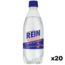 라인바싸 탄산수 요구르트향 500ml 20페트, 20개