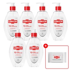 애경 랩신 손소독제 새니타이저 겔 500ml 6개 + 손소독티슈 20매