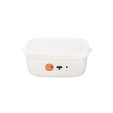 裝水果盒幼兒園便當盒便攜學生兒童外出收納盒保鮮盒食品級餐盒子, 1個, 如圖所示, 迷你便當保鮮盒-白色