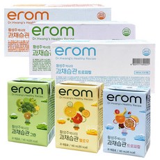 이롬 황성주박사의 과채습관 140ml 3종 (트로피컬/그린/옐로우), 72개