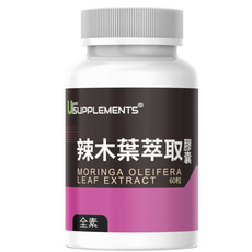 UrSUPPLEMENTS 辣木葉萃取膠囊, 1個, 60顆
