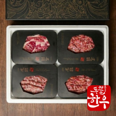 1++ 투뿔 프리미엄 한우 모듬세트 소고기 구이용, 1세트, 1.2kg