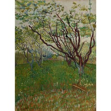 The Flowering Orchard 아트포스터 감성선물 고흐, 그림만(매트지), 21x28.69