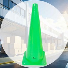 46cm 스포츠콘 18in 그린 필드마커 드리블장애물 마커콘 경기장용품 코디네이션훈련 안전표시콘
