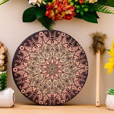 문 달 스타일 사운드 양피 모조 드럼 타악기 이클립스 비건 샤먼, 12. 검은 만다라, 1개