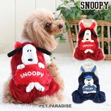 貝果貝果 日本 pet paradise 代理 SNOOPY 假兩件連身褲 [D8018], 1個