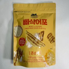 수산공간 빠삭어포 魚肉零食 콘소메口味, 1個, 100g
