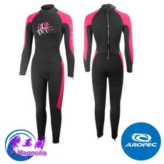 AROPEC 3mm 氯丁橡膠 長袖長褲防寒衣 (女款) - 紫玉蘭, S