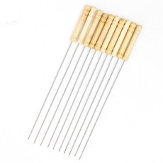 너블룸 바비큐 꼬치 10p 쇠꼬챙이