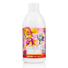 Lab52 齒妍堂 汪汪隊兒童漱口水 (無氟含鈣健齒/含氟防蛀修護) 300g/瓶 (口味任選) 隨身包 15包/盒, 1個, 兒童無氟含鈣健齒漱口水(莓果)300g