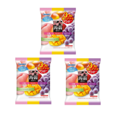 오리히로 곤약젤리 대용량 세가지맛(백도+망고+포도), 3개, 480g