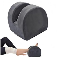 FITHUGOO 회복을 위한 무릎 교체 베개 - 수술 후 수면 엉덩이 및 발목 통증 완화 및 붓기 감소를 위한 단단한 폼이 있는 다리 높이 베개 세탁 가능한 벨벳 커버 포함