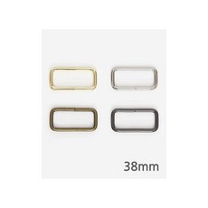 퀼트스타 베이직 사각링 38mm_4컬러, 4개, 앤틱골드